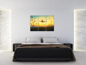 Obraz s lietadlom na stenu (Obraz 120x80cm)