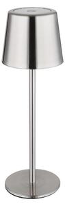 Globo 58482N-LED stmievateľná dotyková nabíjateľná stolová lampa VANCOUVER 2W/3,7V 2200mAh lesklý chróm