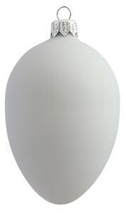 Sklenené vajíčko šedé