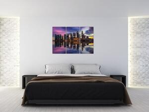 Obraz nočného mesta na stenu (Obraz 120x80cm)