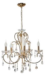 Candellux AURORA Luster 5*40W E14 Gold 35-08575