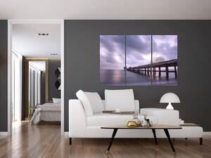 Obraz na stenu s mólom na mori (Obraz 120x80cm)