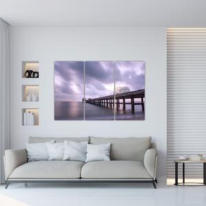 Obraz na stenu s mólom na mori (Obraz 120x80cm)