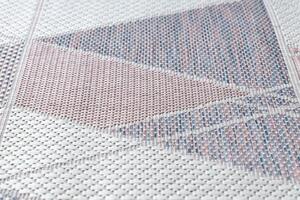 Dywany Łuszczów Kusový koberec Sion Sisal Triangles B3006A ecru/pink – na von aj na doma - 120x170 cm