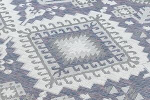 Dywany Łuszczów Kusový koberec Sion Sisal Aztec 3007 blue/pink/ecru – na von aj na doma - 120x170 cm