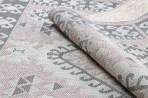 Dywany Łuszczów Kusový koberec Sion Sisal Aztec 3007 pink/ecru – na von aj na doma - 140x190 cm