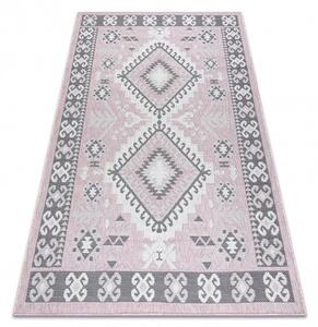 Dywany Łuszczów Kusový koberec Sion Sisal Aztec 3007 pink/ecru – na von aj na doma - 80x150 cm
