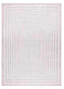 Dywany Łuszczów Kusový koberec Sion Sisal Labirinth 22376 pink/ecru – na von aj na doma - 120x170 cm