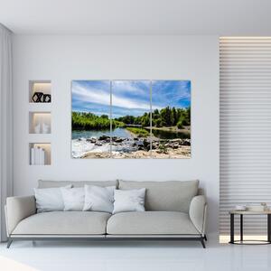 Obraz jazera na stenu (Obraz 120x80cm)
