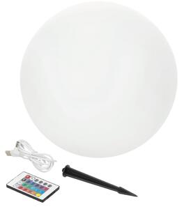 LED RGBW Stmievateľná solárna lampa LED/5W/3,7V 3000K IP54 pr. 30 cm