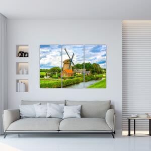 Obraz veterného mlyna (Obraz 120x80cm)