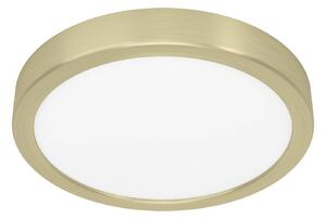 LED panel na povrchovú montáž Fueva 5 IP20 830 mosadz Ø21cm