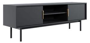 TV stolík/skrinka Vuvaso (čierna + zlatá) . Vlastná spoľahlivá doprava až k Vám domov. 1097120