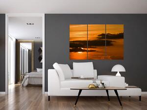 Západ slnka - moderné obrazy (Obraz 120x80cm)