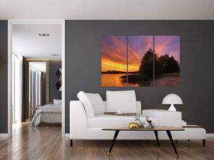 Farebný západ slnka - obraz (Obraz 120x80cm)