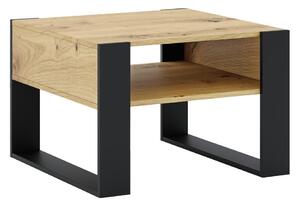 Konferenčný stolík Corosta 2 (dub artisan + čierna) . Vlastná spoľahlivá doprava až k Vám domov. 1097158