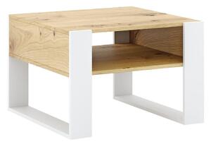 Konferenčný stolík Corosta 2 (dub artisan + biela) . Vlastná spoľahlivá doprava až k Vám domov. 1097159