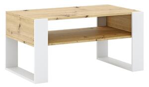 Konferenčný stolík Corosta 1 (dub artisan + biela) . Vlastná spoľahlivá doprava až k Vám domov. 1097157