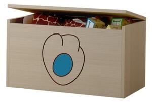 Baby Boo Box na hračky Gravir labka mačky modrá