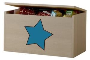 Baby Boo Box na hračky Gravir hviezdička modrá
