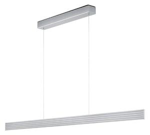 LED závesné svetlo Fara, hore/dole, dĺžka 132 cm nikel