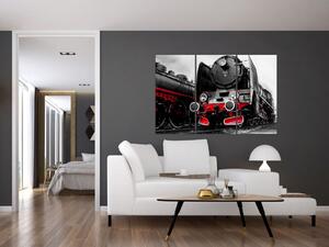 Stará lokomotíva - obraz (Obraz 120x80cm)