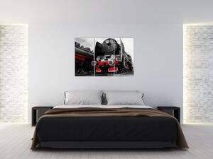 Stará lokomotíva - obraz (Obraz 120x80cm)