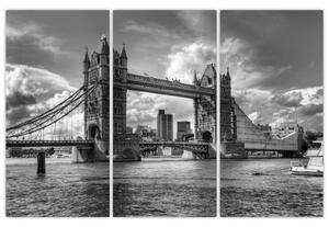 Tower Bridge - moderné obrazy (Obraz 120x80cm)