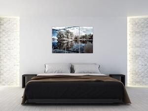 Zimná krajina - obrazy (Obraz 120x80cm)
