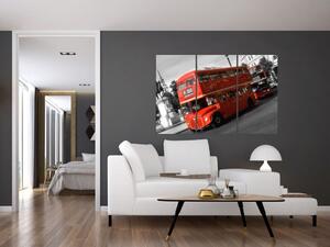 Anglický autobus Double-decker - obraz (Obraz 120x80cm)