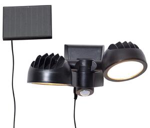 LED solárna lampa Powerspot Sensor, dvojplameňová