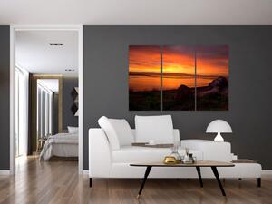 Západ slnka na mori - obraz (Obraz 120x80cm)