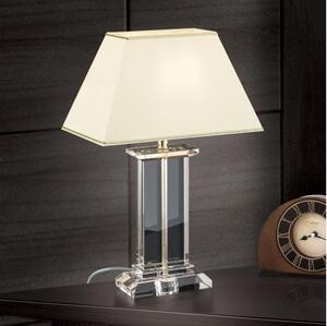 Orion LA 4-1202 - Krištáľová stolná lampa VERONIQUE 1xE27/60W/230V krémová/číra