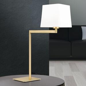 Orion LA 4-1209/1 - Stolná lampa CARLTON 1xE27/40W/230V biela/zlatá