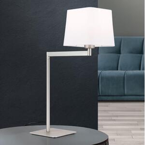 Orion LA 4-1209/1 - Stolná lampa CARLTON 1xE27/40W/230V biela/matný chróm