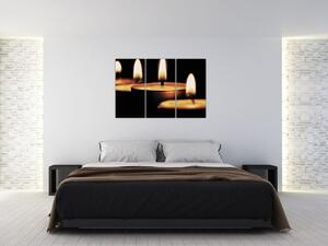 Horiace sviečky - obraz (Obraz 120x80cm)