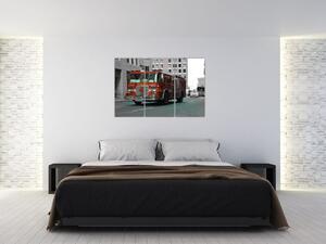 Hasičské auto - obraz (Obraz 120x80cm)