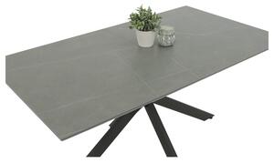 Jedálenský stôl CHIARA T sivá/antracitová