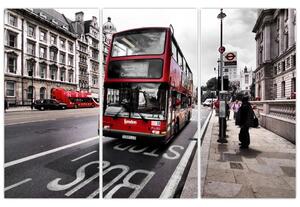 Double-decker v Londýne (Obraz 120x80cm)