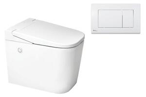 Ultimax stojace WC s technológiou OptimFlush vrátane nádržky a nástenného tlačidla SATOFSHFS3.B20
