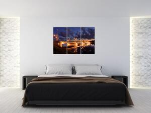 Obraz osvetleného mosta (Obraz 120x80cm)
