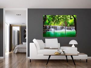 Vodopád - moderný obraz (Obraz 120x80cm)