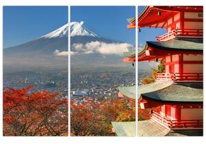Hora Fuji - moderný obraz (Obraz 120x80cm)