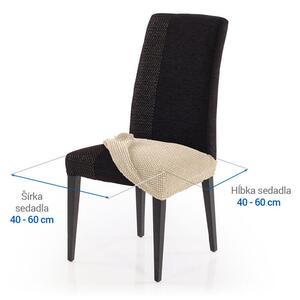 Super strečové poťahy NIAGARA smotanová stoličky 2 ks (40 x 40 cm)
