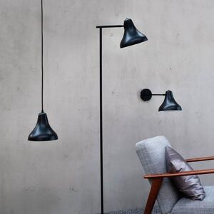 Dyberg Larsen nástenné svietidlo Tokyo, čierne, šírka 20 cm, kov