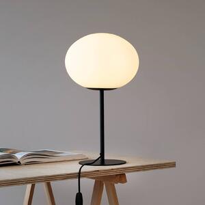 Dyberg Larsen Princess stolová lampa, opál/čierna, 48,5 cm