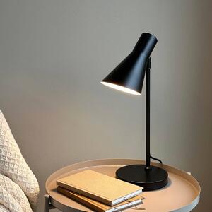 Stolná lampa Dyberg Larsen DL12, čierna, výška 44,5 cm, kov, Čierna, Obývacia izba / jedáleň, kov, Dizajn, Stojacie svietidlo