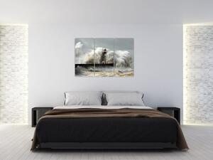 Maják na mori - obraz (Obraz 120x80cm)
