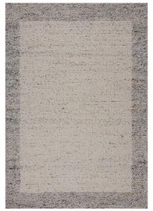Flair Rugs Kusový koberec Bobble Wool Black/White - 120x170 cm
