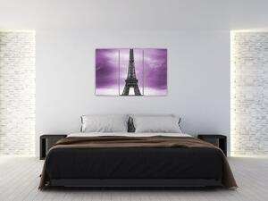 Abstraktný obraz Eiffelovej veže - obraz (Obraz 120x80cm)